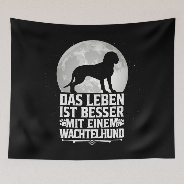 Item preview, Life with German Wachtelhund hunting dog designed and sold by madgrfx.