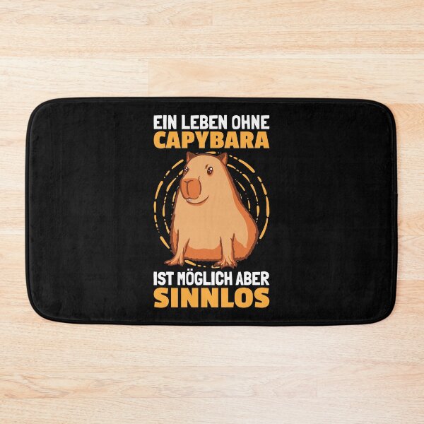 Item preview, Life without Capybara Capybara rodent designed and sold by madgrfx.