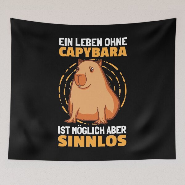 Item preview, Life without Capybara Capybara rodent designed and sold by madgrfx.