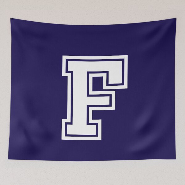Item preview, Letter F, Initial F Varsity style in White designed and sold by ShineCreative.