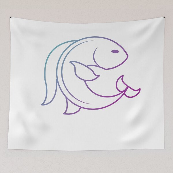 Item preview, Awesome astrological animal Pisces  designed and sold by Riah1618.