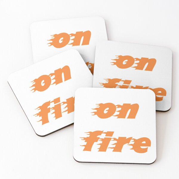Item preview, The Red E Brand presents an "on fire" text design thats in flames. designed and sold by The-Red-E-Brand.