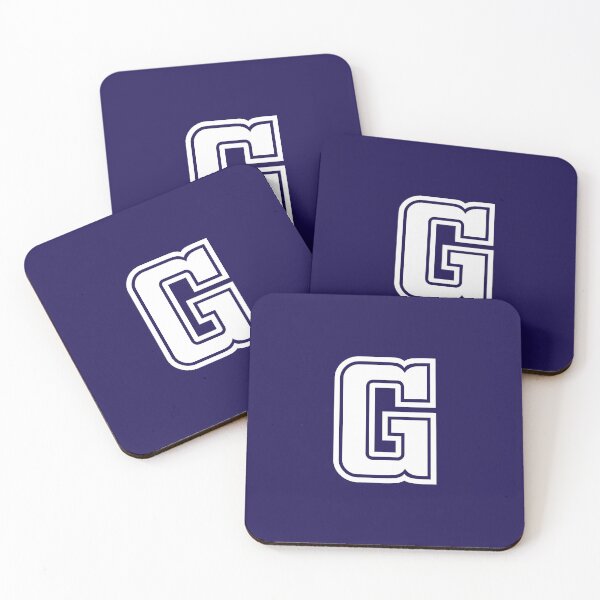 Item preview, Letter G, Initial G Varsity style in White designed and sold by ShineCreative.