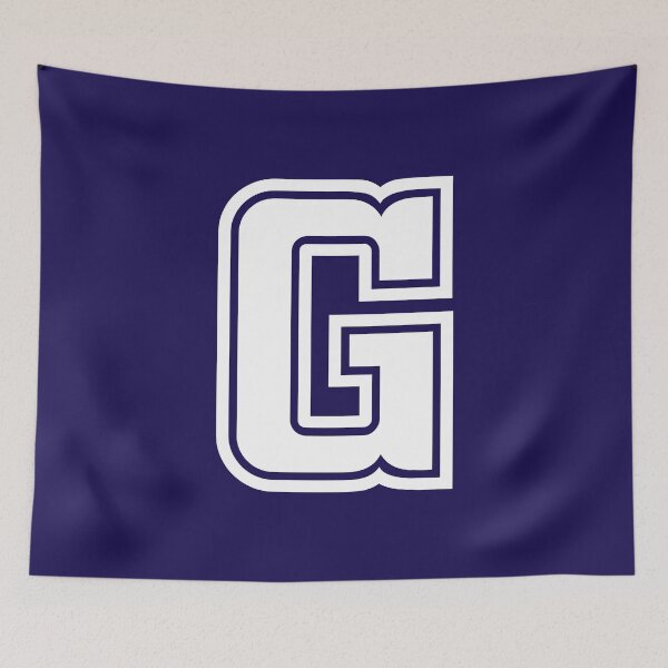 Item preview, Letter G, Initial G Varsity style in White designed and sold by ShineCreative.