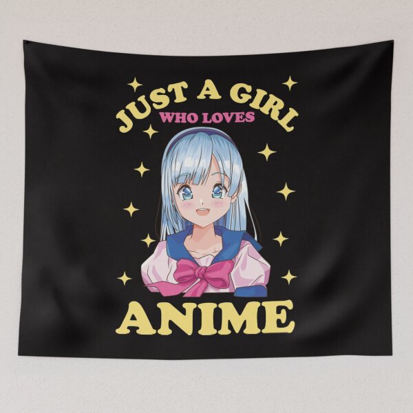 Item preview, Just A Girl Who Loves Anime 1542 designed and sold by DuPois92.