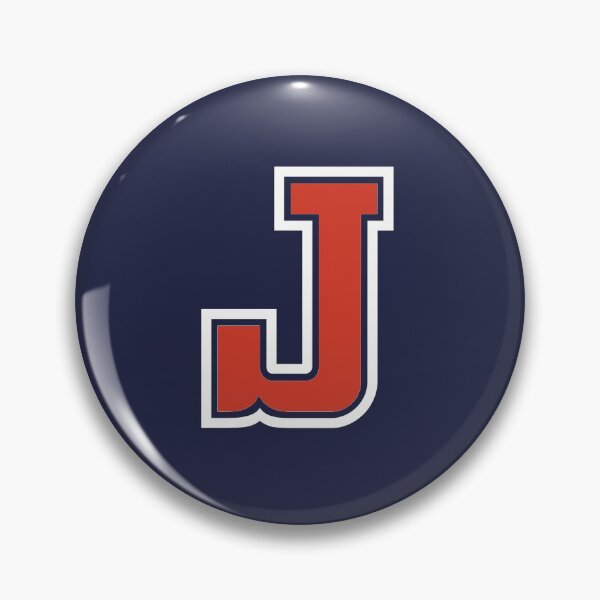 Item preview, Letter J, Initial J Varsity style in Red designed and sold by ShineCreative.