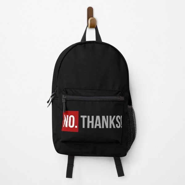 Item preview, No. Thanks! Red flag designed and sold by BeeMeCreative.