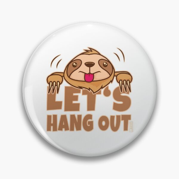 Item preview, LET'S HANG OUT as a cute lazy cozy sloth in summer designed and sold by mabanda.