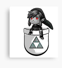 Pocket Dark Link Canvas Print