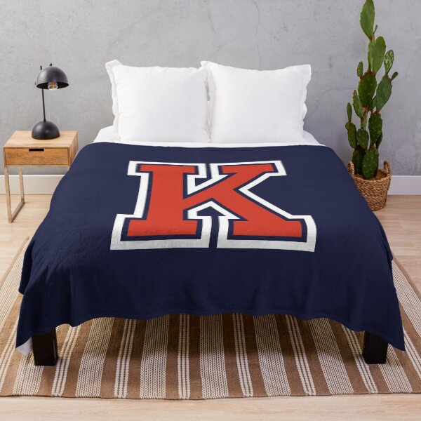 Item preview,  Letter K, Initial K Varsity style in Red designed and sold by ShineCreative.