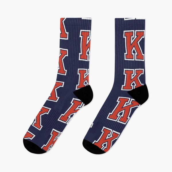 Item preview,  Letter K, Initial K Varsity style in Red designed and sold by ShineCreative.