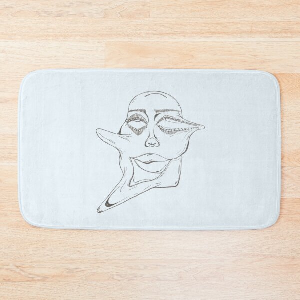 Item preview, Abstract Face Being Pulled Apart; Creepy Art designed and sold by diamondmilk.
