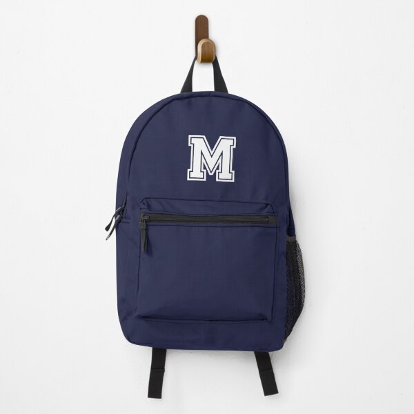 Item preview, Letter M, Initial M Varsity style in White designed and sold by ShineCreative.