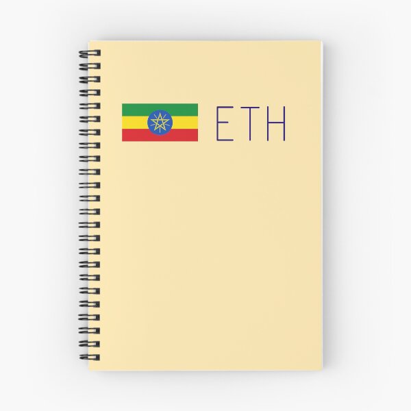 Item preview, ETH (cryptocurrency) with Ethiopian Flag  designed and sold by Popular-Gifts.
