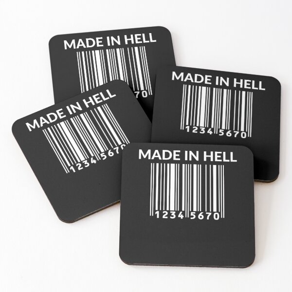 Item preview, Made In Hell Phone Casemade in hell barcode Phone Case  designed and sold by adamantarrogant.
