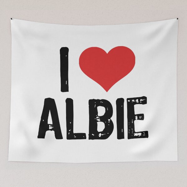 Item preview, I Love Albie designed and sold by The "I Love Everything" Shop.