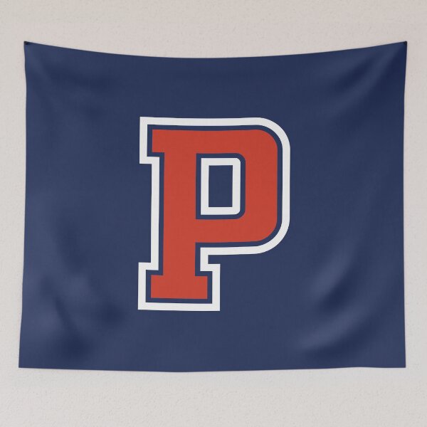 Item preview, Letter P, Initial P Varsity style in Red designed and sold by ShineCreative.