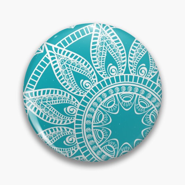 Item preview, Blue Circle mandala. Square mandala. Home decoration designed and sold by soniaaseguin.