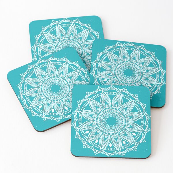 Item preview, Blue Circle mandala. Square mandala. Home decoration designed and sold by soniaaseguin.