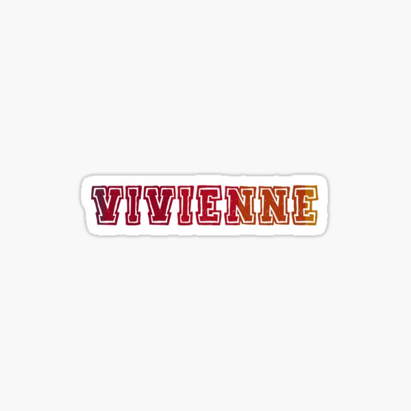 Vivienne Sticker for Sale by 99Posters