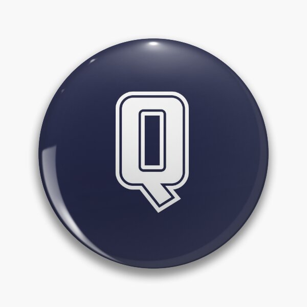 Item preview, Letter Q, Initial Q Varsity style in White designed and sold by ShineCreative.