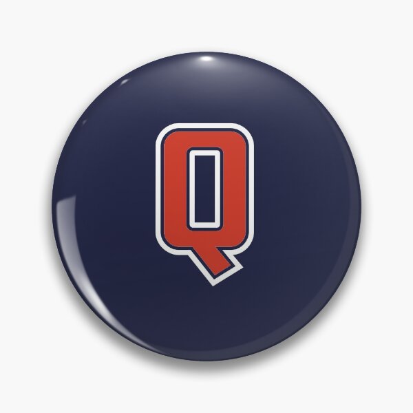 Aperçu de l'œuvre Lettre Q, style universitaire Q initial en rouge créée et vendue par ShineCreative.