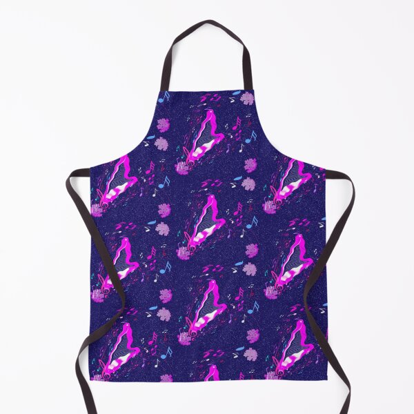 Item preview, Fuchsia harp with music, flowers, and a sparkly background designed and sold by Only1helen.