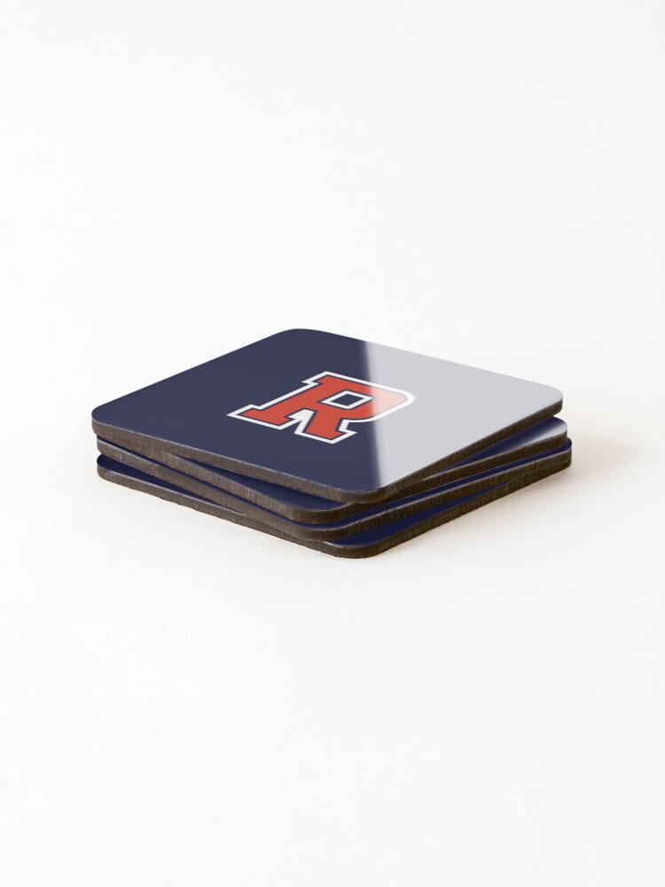 Thumbnail 4 of 5, Coasters (Set of 4), Letter R, Initial R Varsity style in Red designed and sold by ShineCreative.