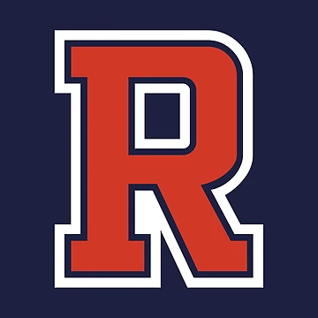 Artwork thumbnail, Letter R, Initial R Varsity style in Red by ShineCreative
