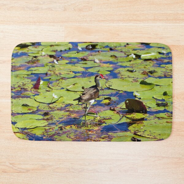Item preview, Jacana bird stepping on lilypads, Australia designed and sold by FranWest.
