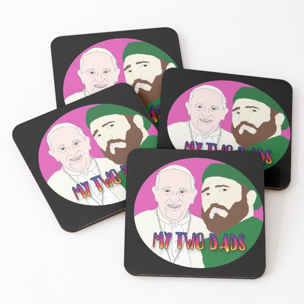 Item preview, Fidel Castro and Pope Francis designed and sold by RevolutionInPaint.