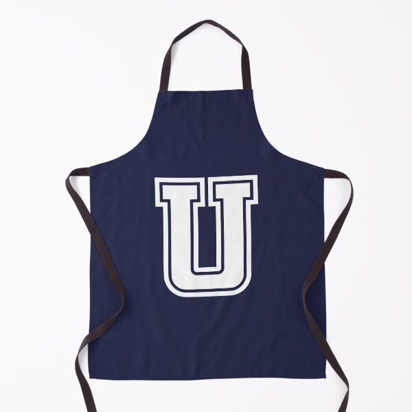 Artikelvorschau, Buchstabe U, Initial U Varsity-Stil in Weiß entworfen und verkauft von ShineCreative.