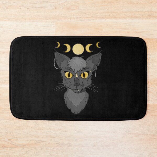 Item preview, Black Moon Witch Cat designed and sold by tellurica.