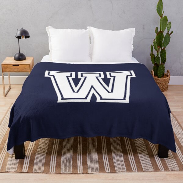 Item preview, Letter W, Initial W Varsity style in White designed and sold by ShineCreative.