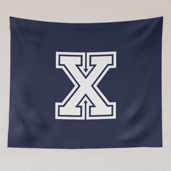Item preview, Letter X, Initial X Varsity style in White designed and sold by ShineCreative.
