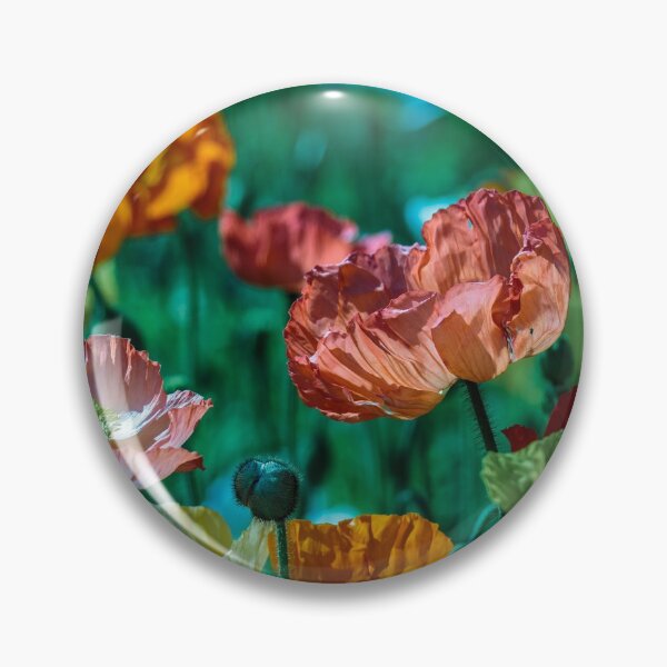 Item preview, Colorful Blooming Poppy Flowers designed and sold by JoyforU.