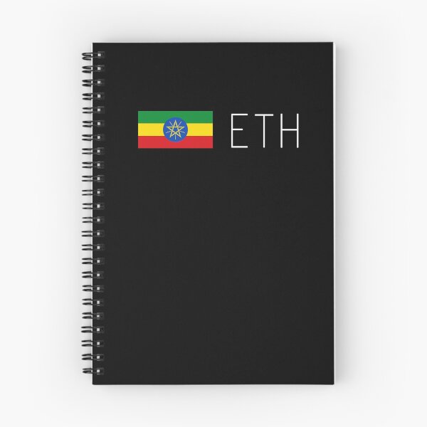 Item preview, ETH Ethereum (crypto) with Ethiopian Flag  designed and sold by Popular-Gifts.