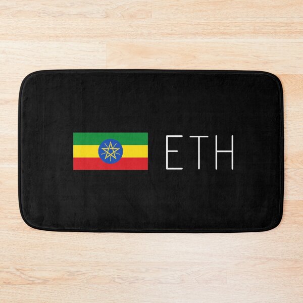 Item preview, ETH Ethereum (crypto) with Ethiopian Flag  designed and sold by Popular-Gifts.