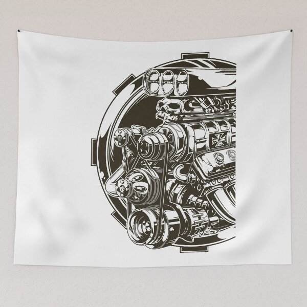 Item preview, Muscle Car Engine designed and sold by lightsbuledok.