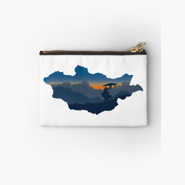 Item preview, Mongolia map and landscape designed and sold by landscapeworlds.