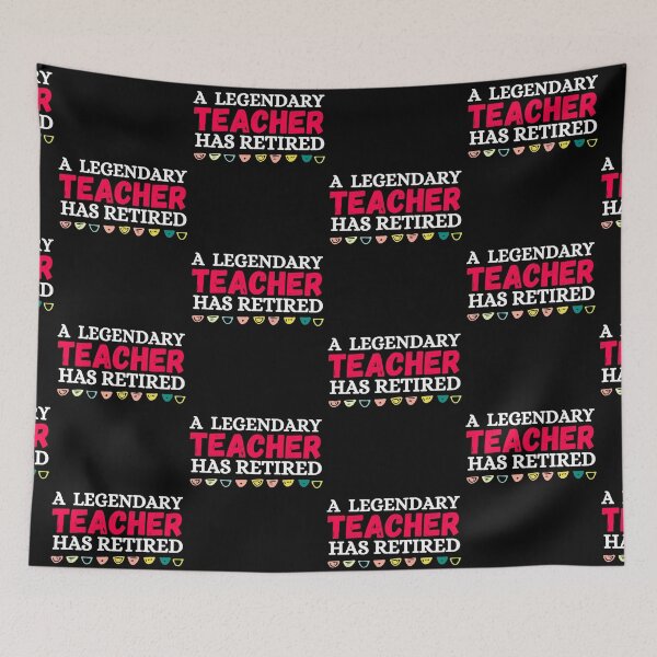 Item preview, a legendary teacher has retired designed and sold by ronaldsonou.