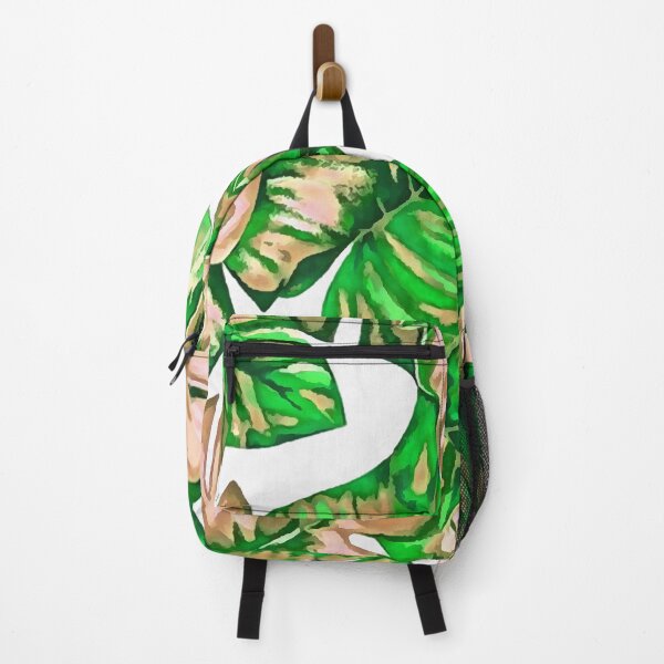 Item preview, Tropical Leaves Of Banana and Monstera Beige Green Cut Out designed and sold by taiche.