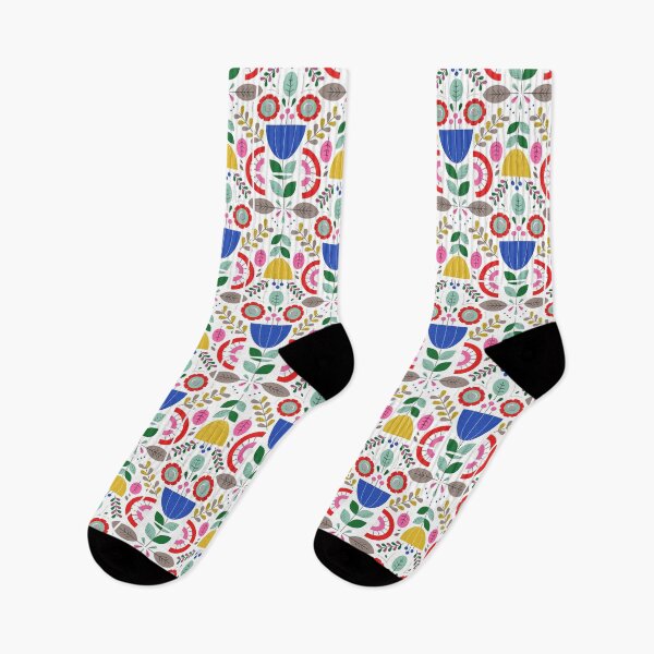 Item preview, Geometrical floral pattern designed and sold by goldennrosess.