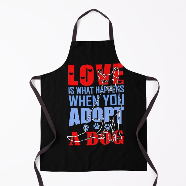Item preview, ▶ ️ LOVE IS WHAT HAPPENS WHEN YOU ADOPT A DOG ◀ ️ designed and sold by KHAOTICSHOP.
