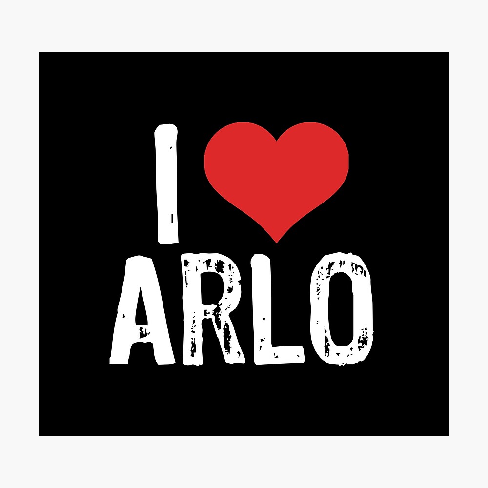 I Love Arlo Poster for Sale by samcloverhearts | Redbubble