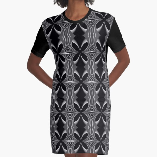 Royal Butterfly Graphic T-Shirt Dress