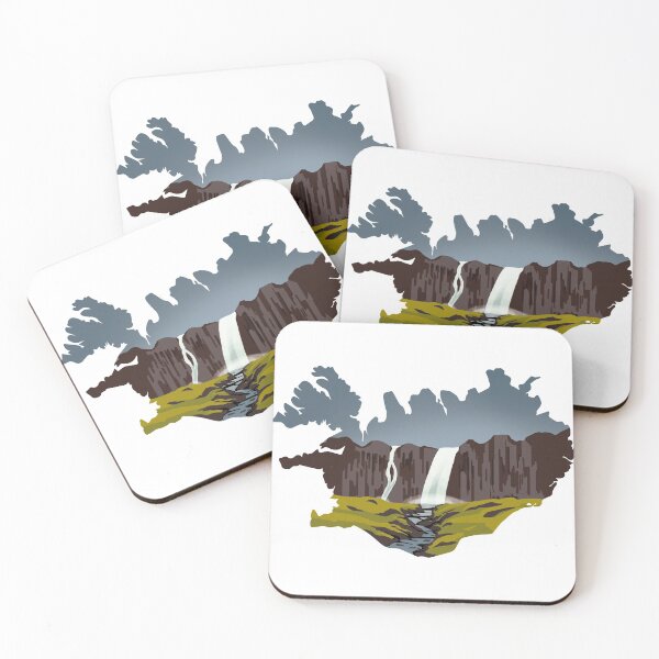Item preview, Iceland, map and landscape designed and sold by landscapeworlds.