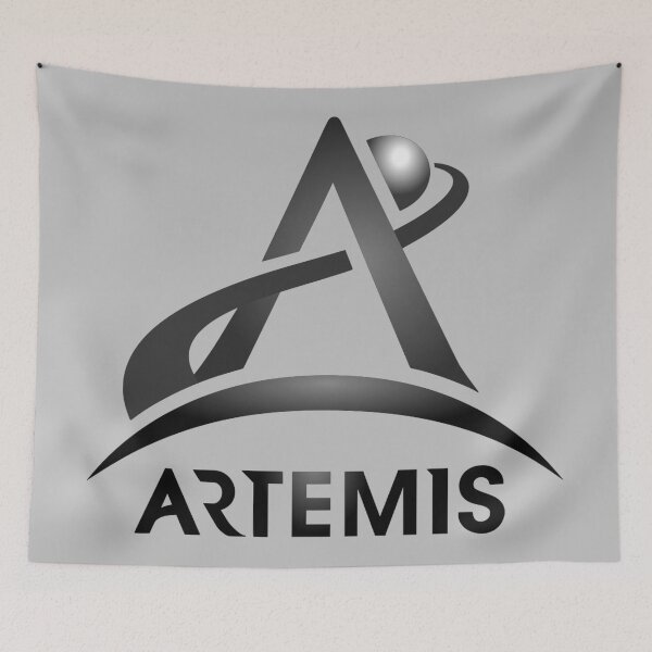 Item preview, Artemis program logo - black and white designed and sold by trendistudio.