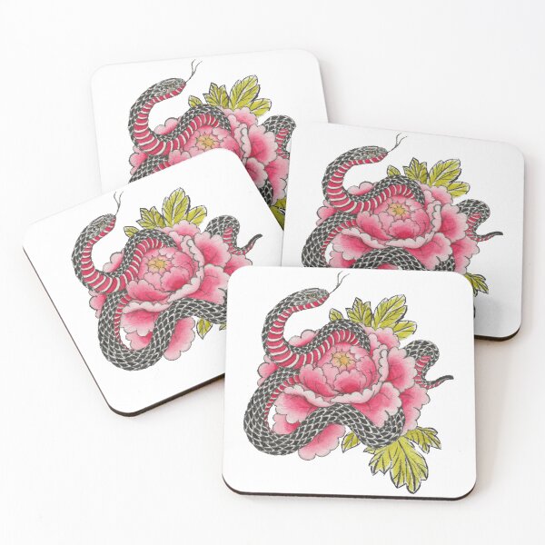 Item preview, Japanese Snake Tattoo designed and sold by sanpedrotatu.