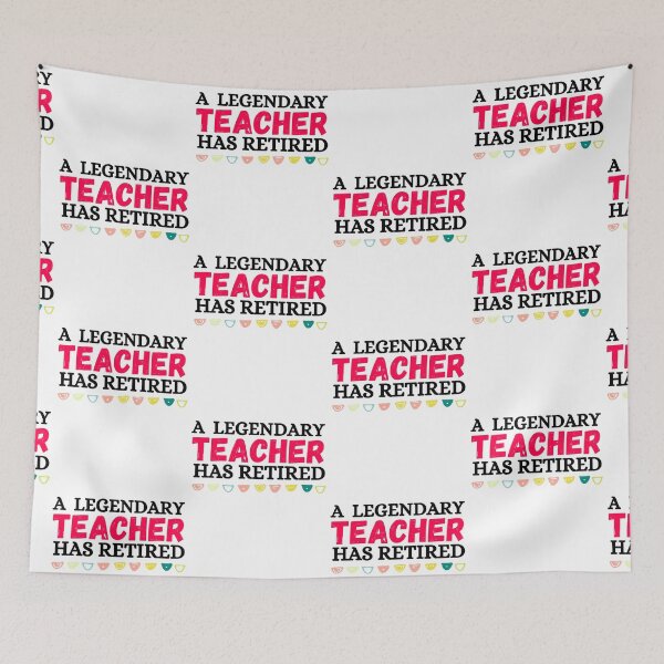 Item preview, a legendary teacher has retired designed and sold by ronaldsonou.